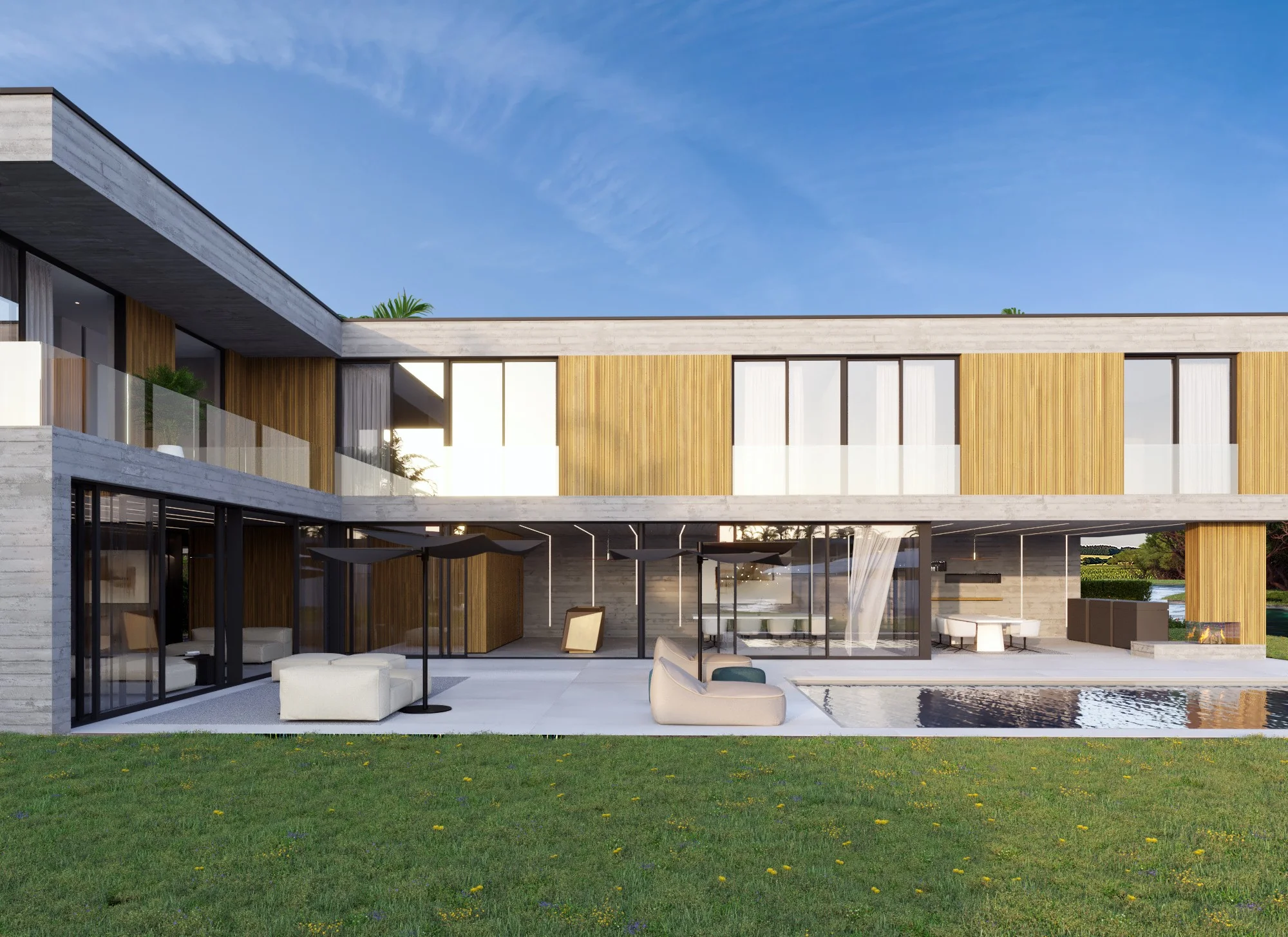 Original STEININGER architectural concept for Coral Villas