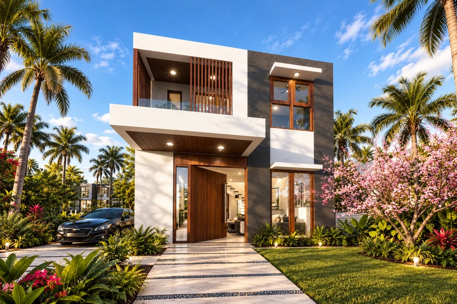 Bahamia Palm Residence — architectural visualization
