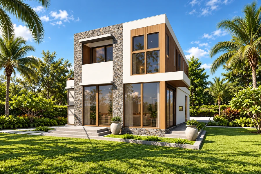 Bahamia Garden Residence — architectural visualization