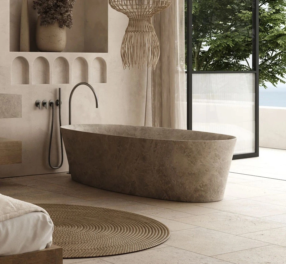COCOON bath inspiration from the STEININGER moodboard